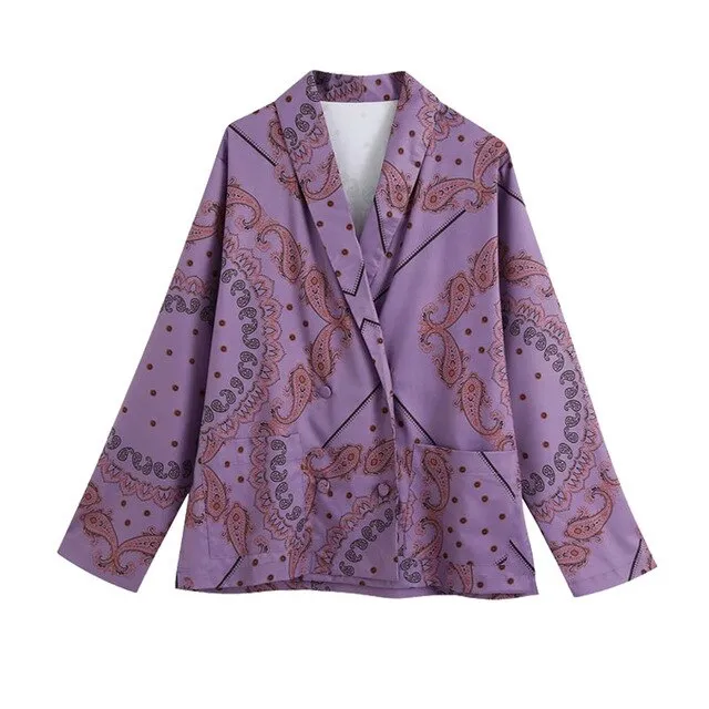 VINTAGE PRINT BLAZER