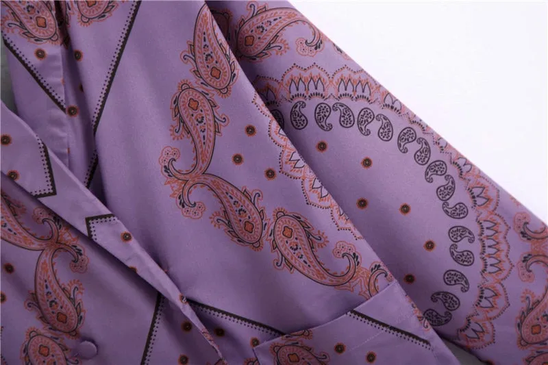 VINTAGE PRINT BLAZER