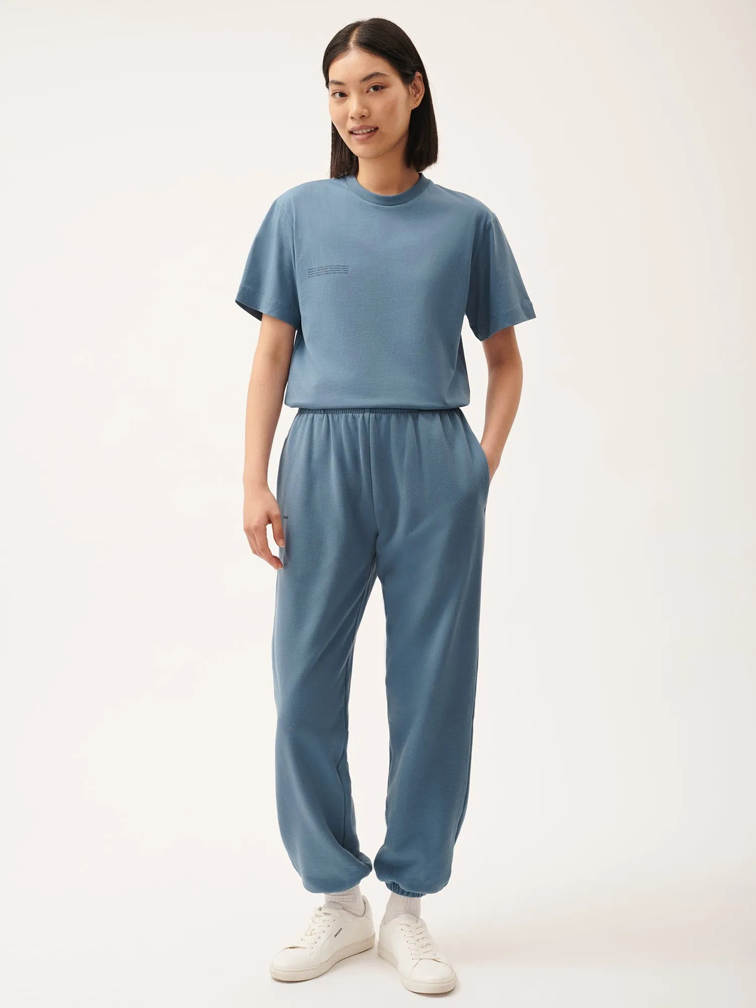 Womens 365 Midweight Track Pants—indigo blue