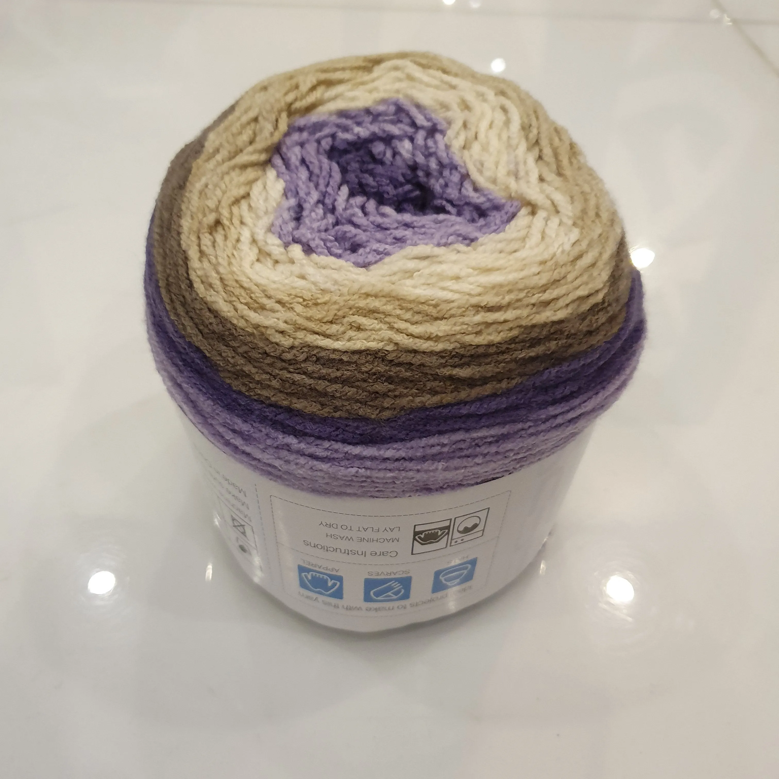 Yarn Cake - Self Striping Yarn