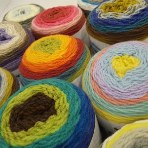 Yarn Cake - Self Striping Yarn